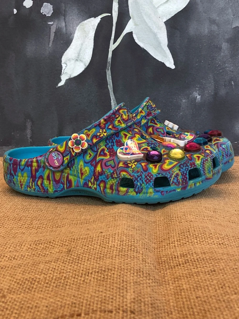 Crocs x Lisa Frank Clogs sz J2